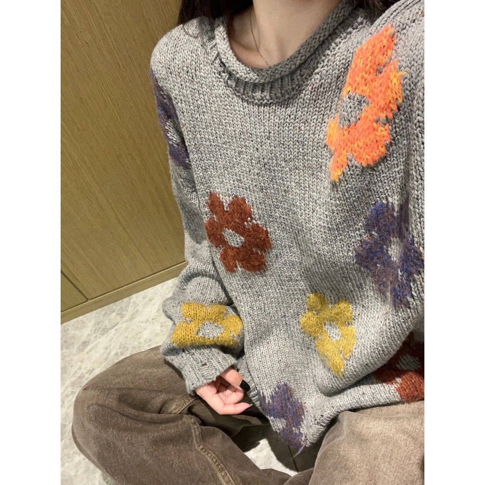 놀라운 토요일 피오 니트 옷 그레이 꽃무늬 297회 패션 이미지 4