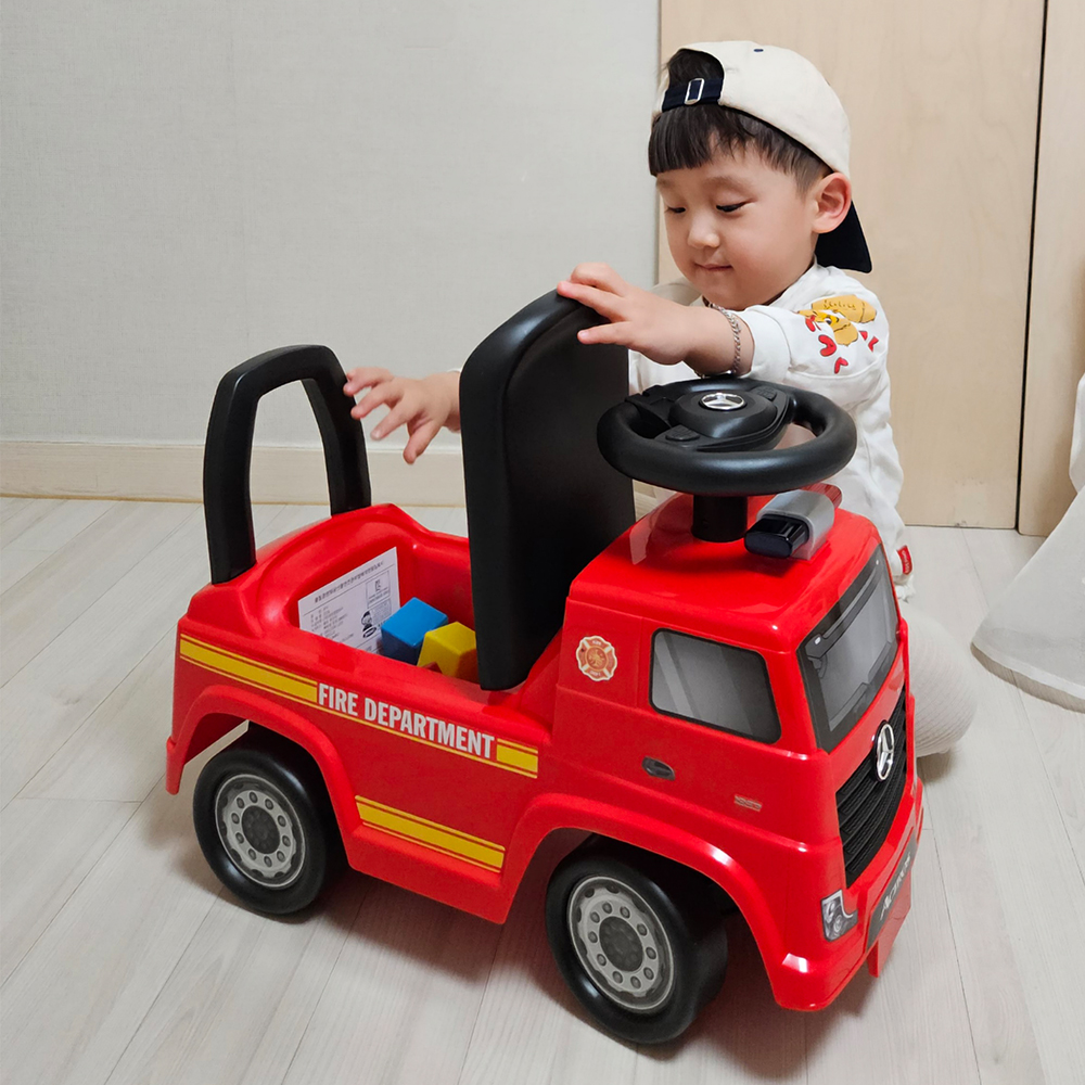 아기붕붕카 벤츠 악트로스 경찰차 소방차 추천 사용법 후기