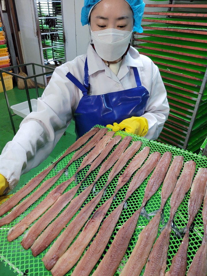 포항 구룡포 햇 과메기 철 야채 세트 해초 꽁치 청어 상세 이미지 4