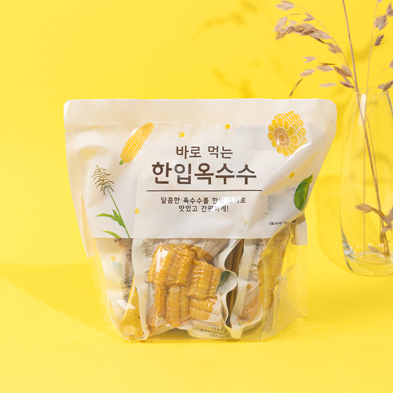 [버터시즈닝 포함] 한입옥수수 바로먹는 찐옥수수 자연시간 콘치즈 스위트콘 초당 미니 옥수수 시즈닝 포함 150gx5개 - 상세 이미지 2