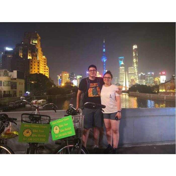 중국 상하이 4시간 나이트라이프 어드벤처 & 시음 자전거 투어 이미지 4