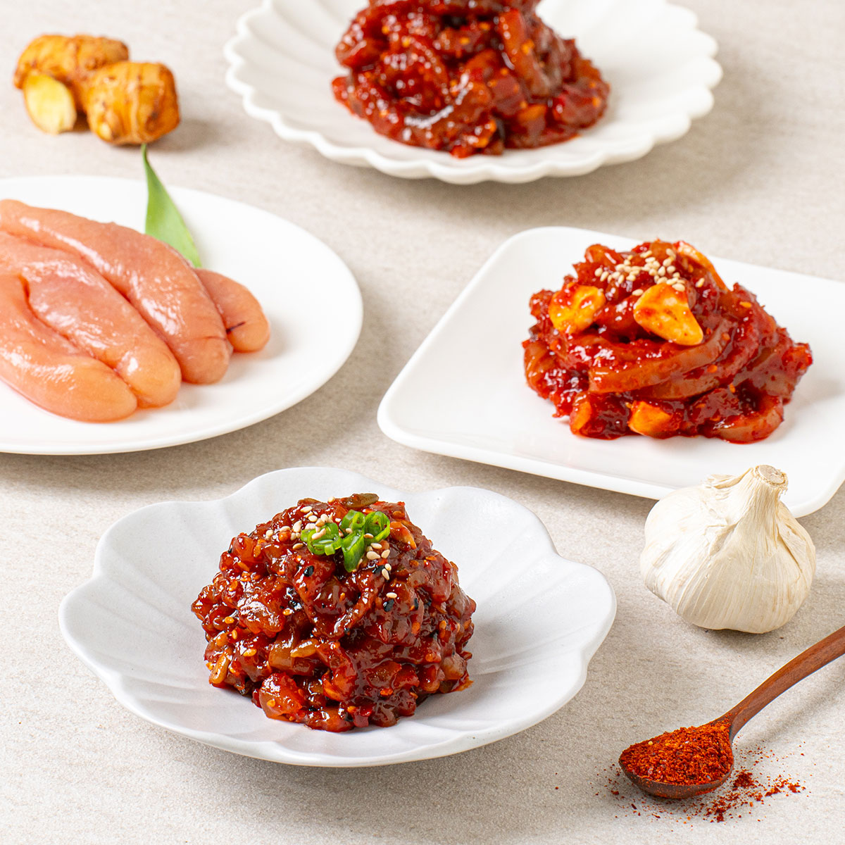 속초 명장 수제 젓갈 백명란 명란 낙지 오징어 비빔 멍게 젓 창난젓 어리굴젓 명태회 가자미식해