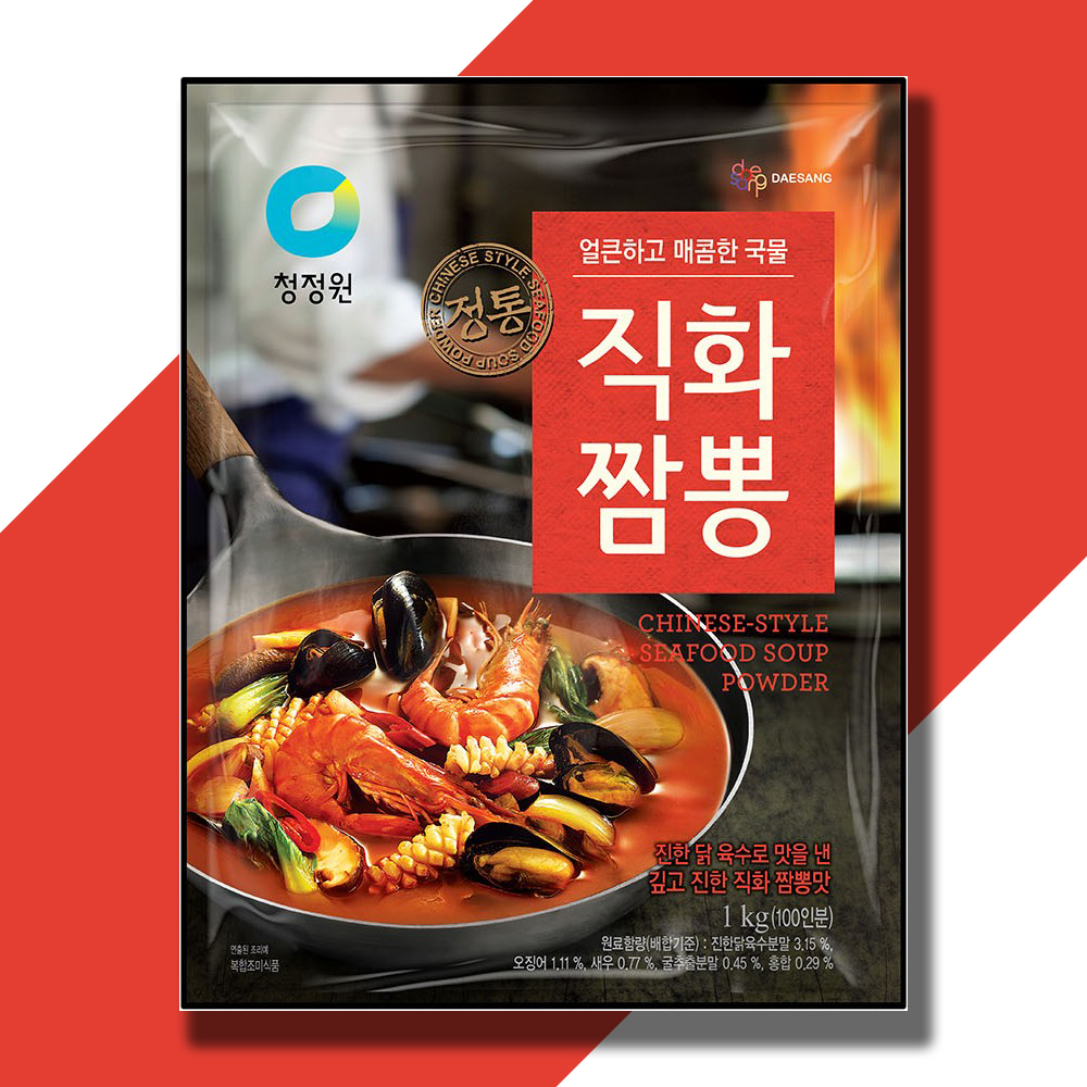 짬뽕가루 청정원 직화짬뽕 분말 1kg - 상품 이미지