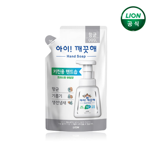 아이깨끗해 핸드워시 키친 리필 200ml x 1개 / 거품형 손세정제