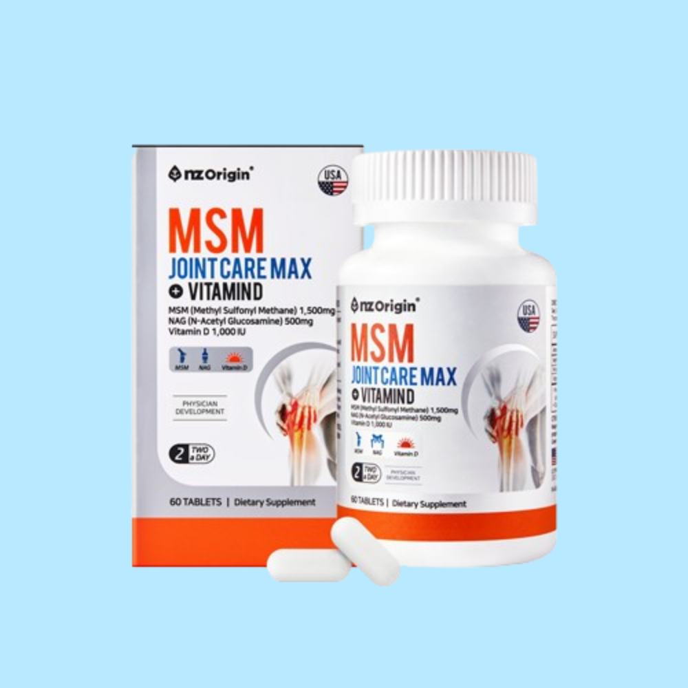 엔젯오리진 MSM 엠에스엠 관절 보스웰리아 상어연골 비타민D