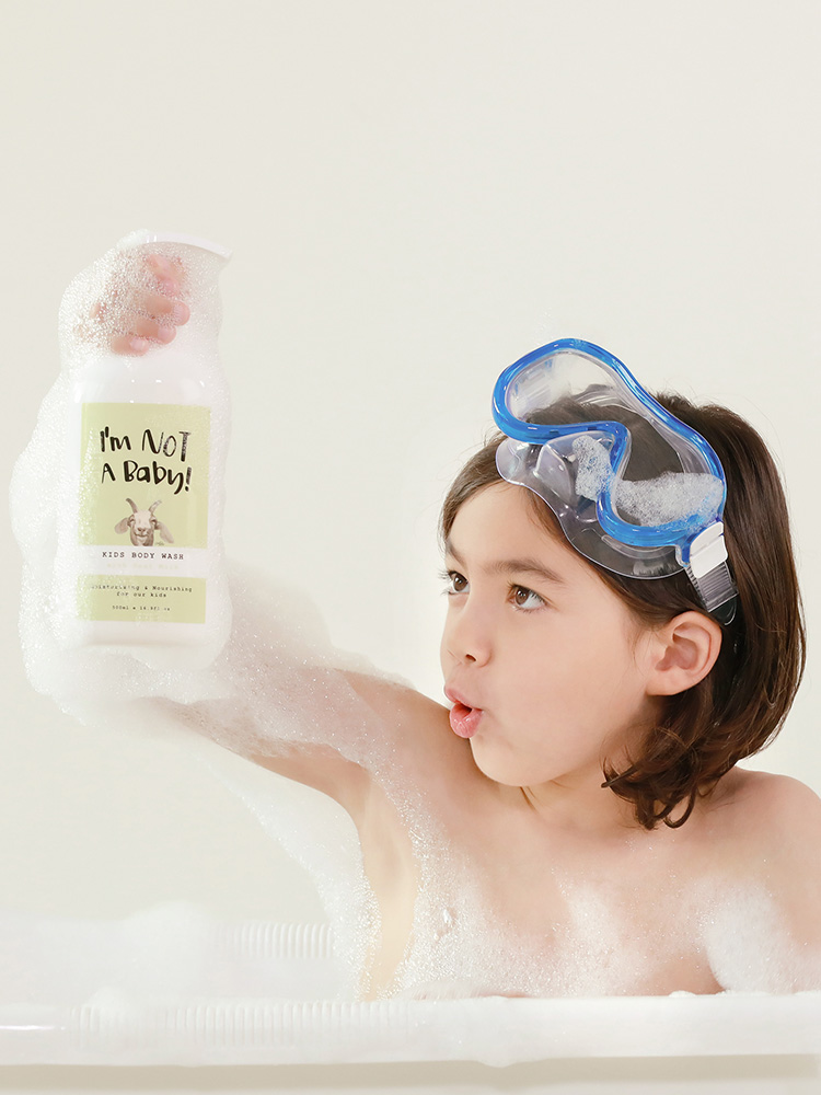 아임낫어베이비 키즈 바디워시 어린이 유아 산양유 보습 샤워젤 500ml