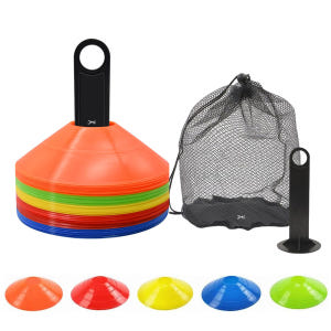 JMC 접시콘 50개 트레이닝 콘 축구 꼬깔 훈련용품 축구콘 스텝레더 풋... 운동러 솔직 후기 | 실사용 리뷰 - 상품 이미지 1