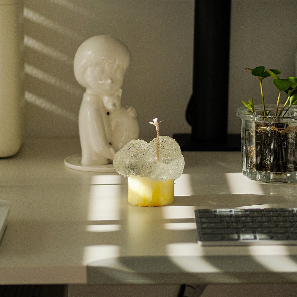 프릴리 FREELY 오브제 젤캔들 향초 우디향