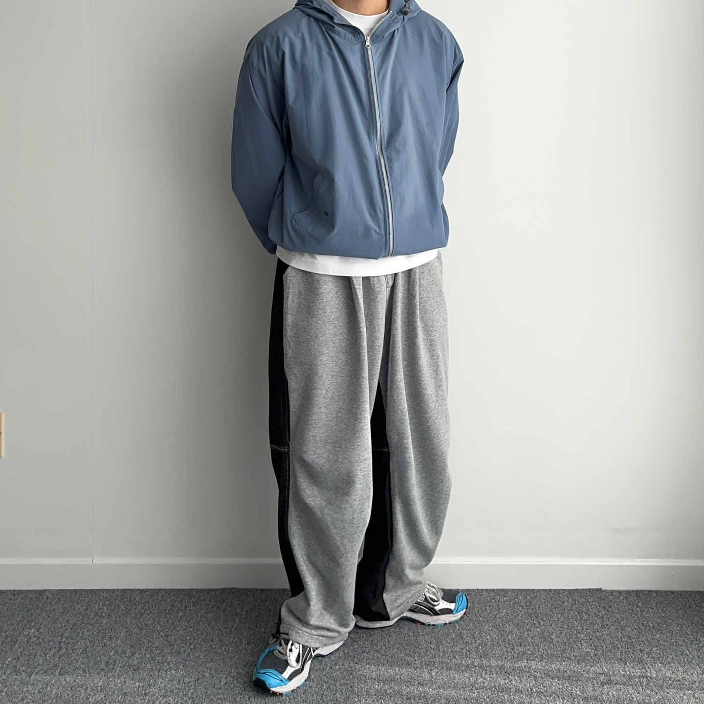 스웻팬츠 벌룬팬츠 남자와이드트레이닝팬츠 - 상세 이미지 5