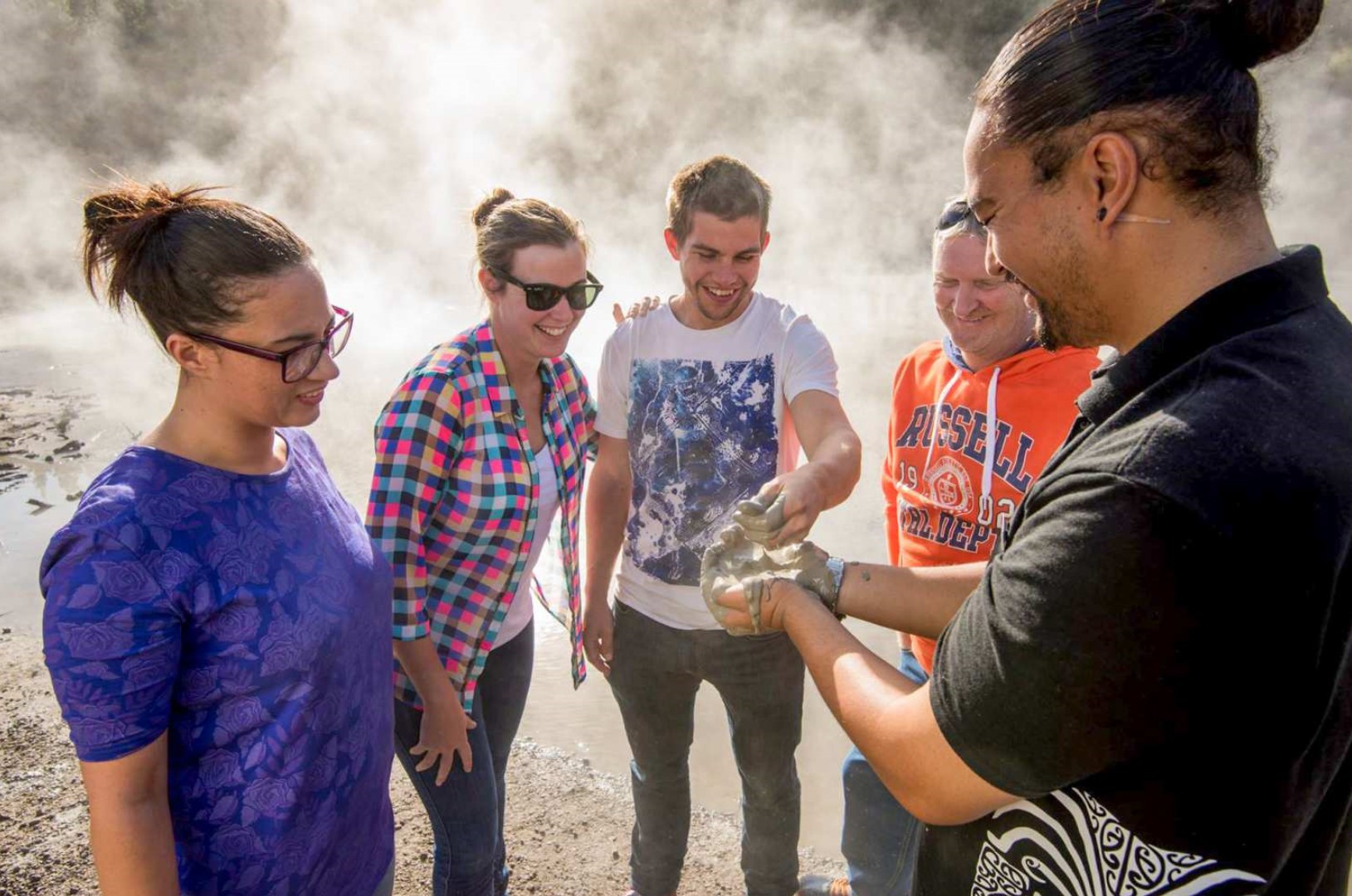 뉴질랜드  북섬 로토루아 Hells Gate 지열 보호 구역 및 머드 스파 티켓 이미지 4