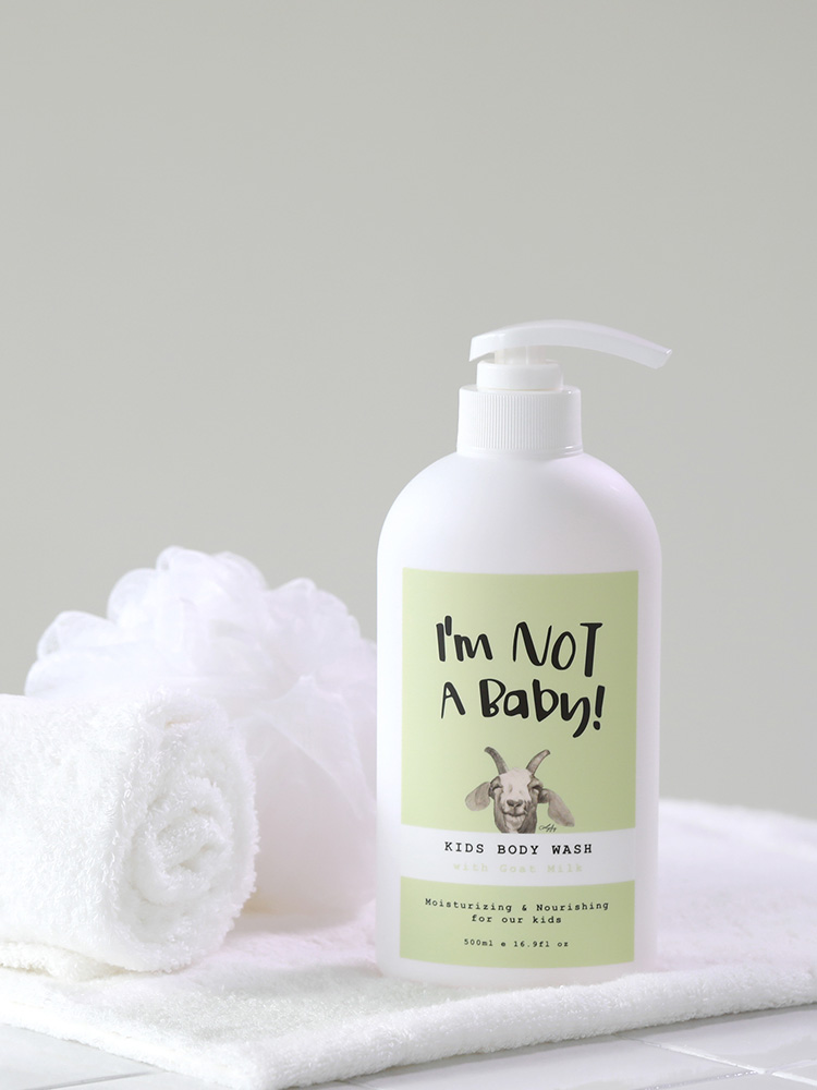 아임낫어베이비 키즈 바디워시 어린이 유아 산양유 보습 샤워젤 500ml