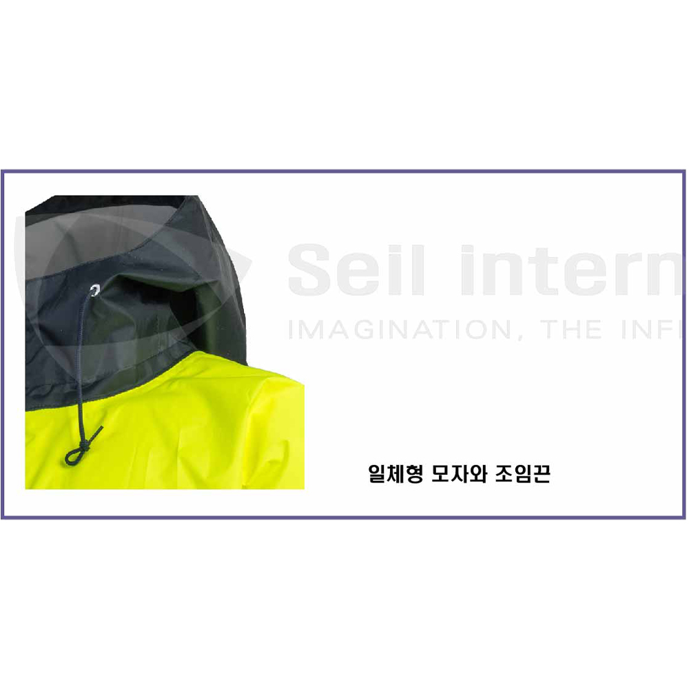 제비표 우의 경량 안전 우비 SI-305 기능성 하프 메쉬 라이더 배달 si305 - 상세 이미지 2