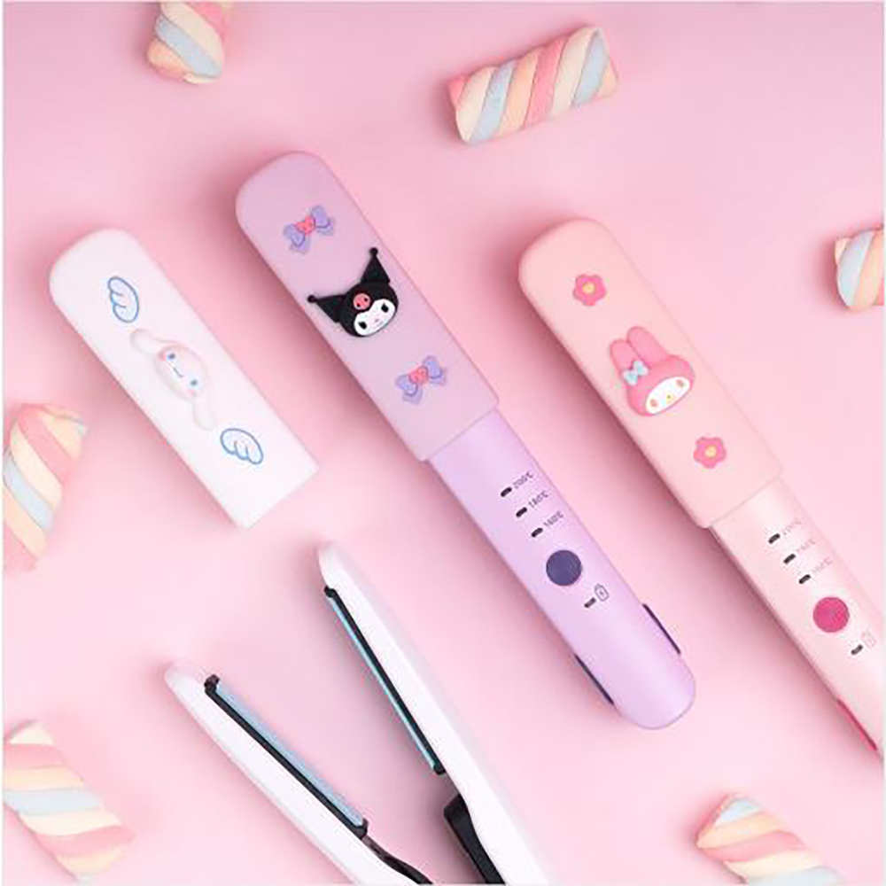산리오 무선 미니 여행용 고데기 휴대용 앞머리 C컬 볼륨 고데기 - 상품 이미지