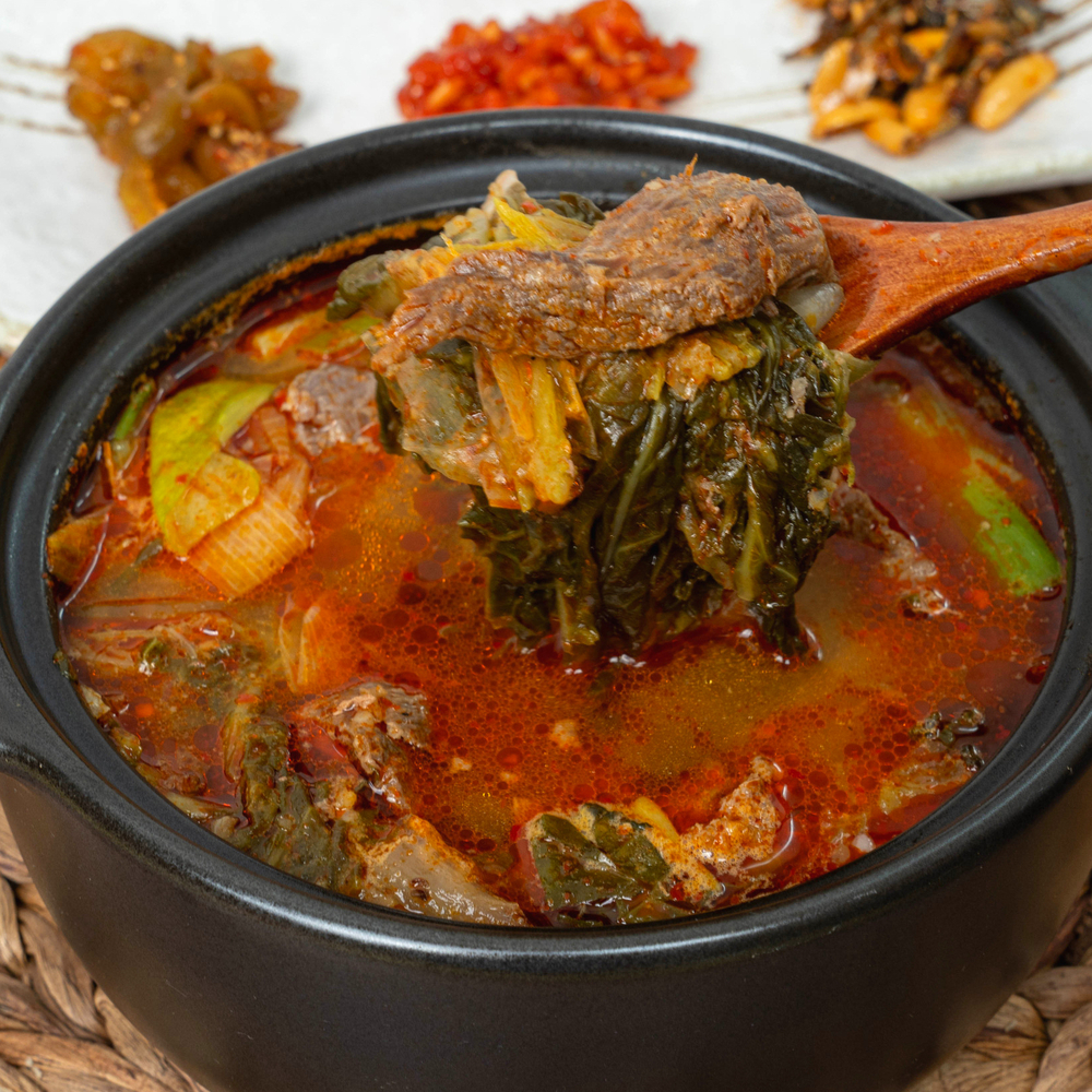 [인천 주안동] ﻿가마솥 소고기우거지국밥 2인분 1kg 캠핑음식 밀키트 - 상세 이미지 2