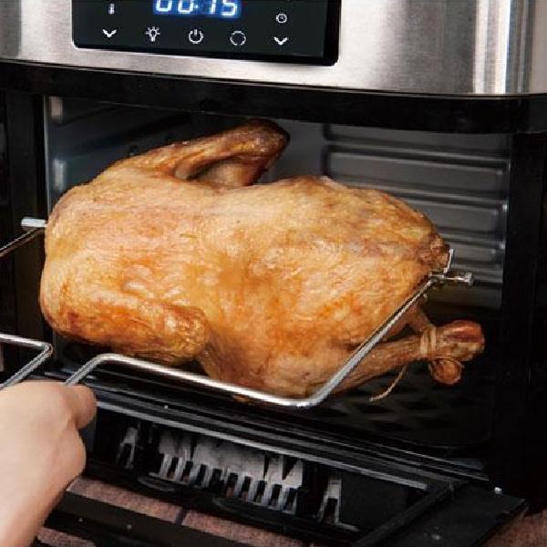 보이는 에어 프라이어 글라스 로티세리 에어 프라이어기 에어 후라이 16L