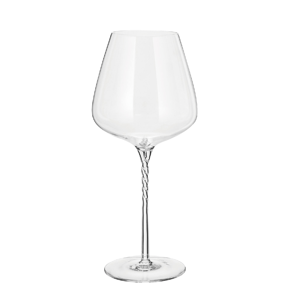 아네스 크리스탈 웨이브 화이트 와인잔 1P 핸드메이드