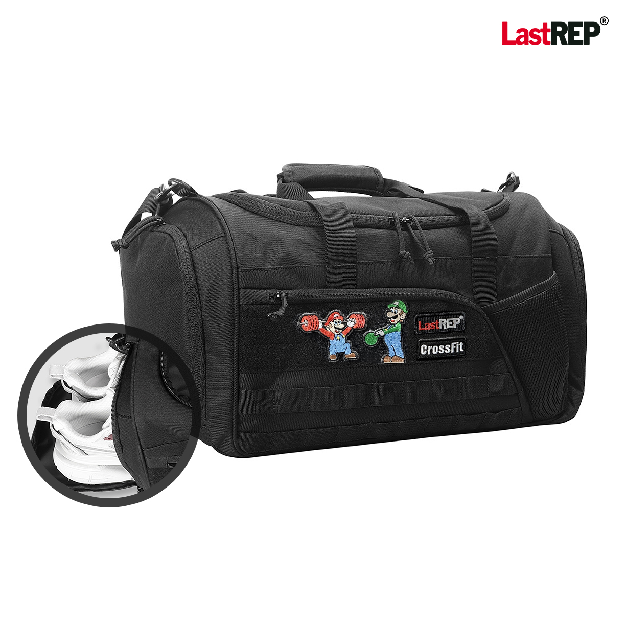 라스트랩 패치 더플백 헬스 운동 가방 크로스핏 헬스장 축구 스포츠