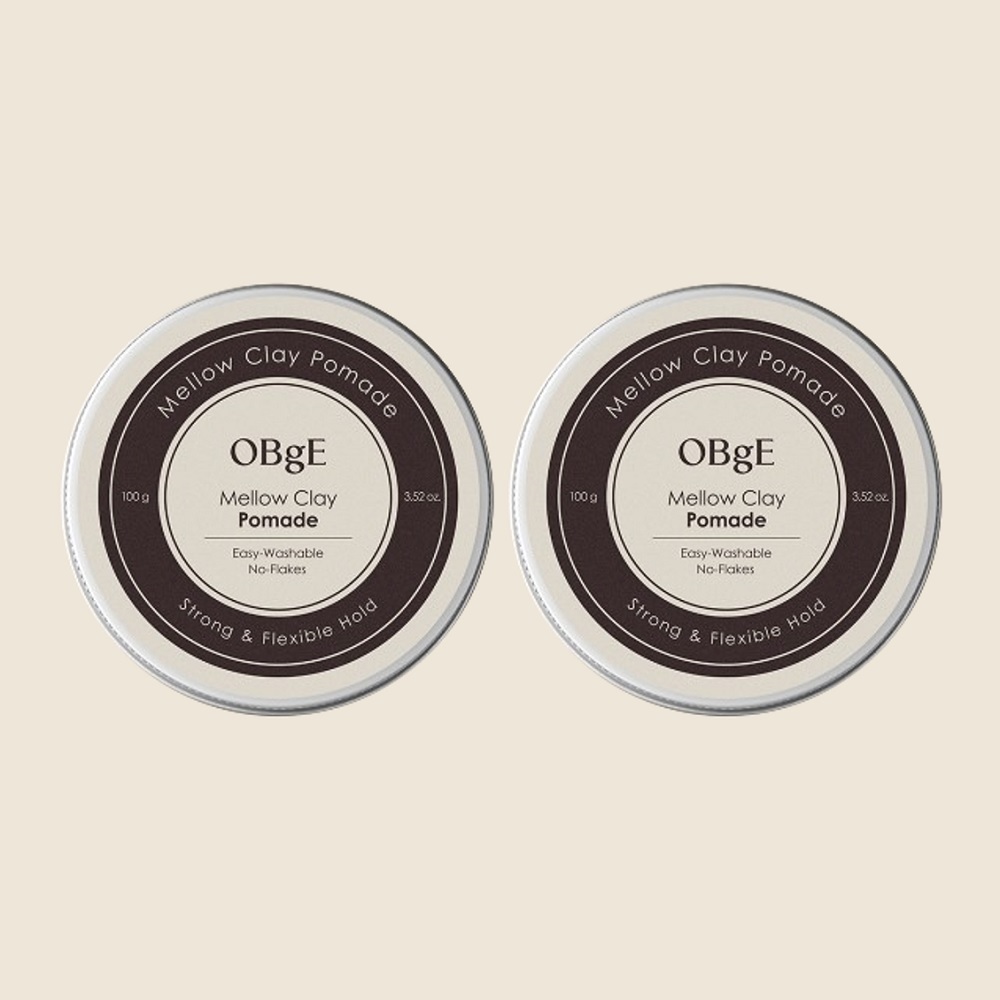 오브제 멜로우 클레이 포마드 헤어 왁스 100g 2개