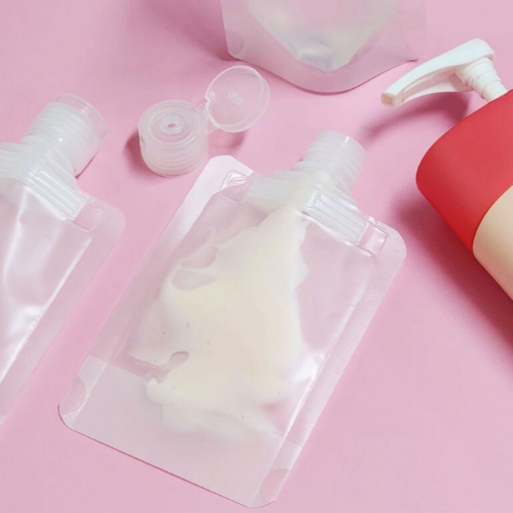 여행용 짜서쓰는소분용기50ml 치약 폼클렌징 샴푸 트린트먼트 아이워시 - 상품 이미지