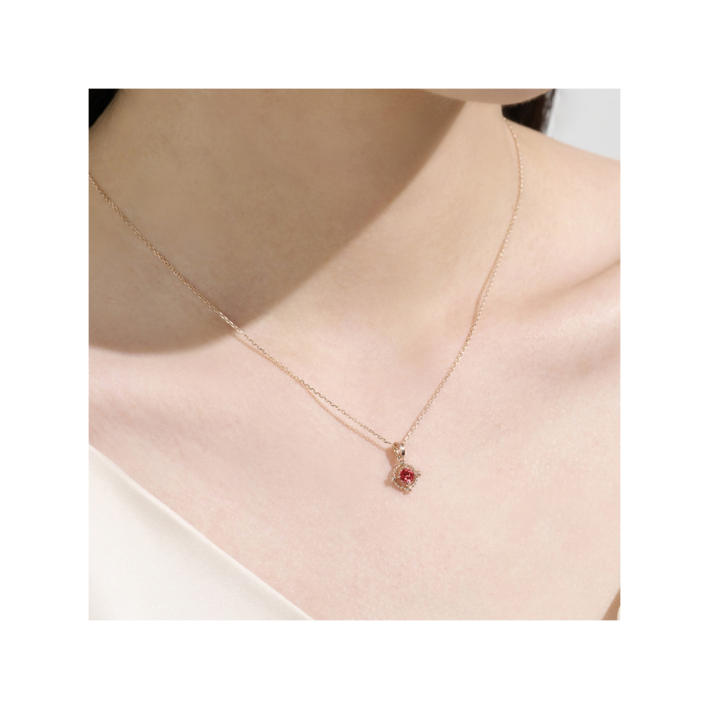 14k 18k 1월탄생석 목걸이 가넷목걸이 이미지 7