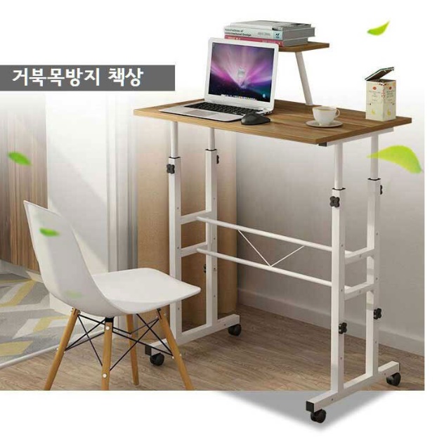 높낮이조절책상 스탠드형책상 서서 일 하는 키높이책상 이미지 6