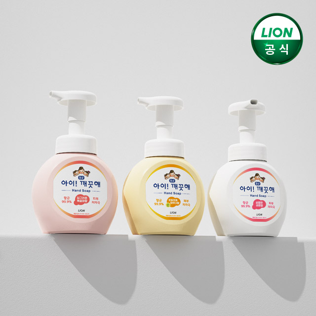 아이깨끗해 거품형 손세정제 순 250ml 용기x4개