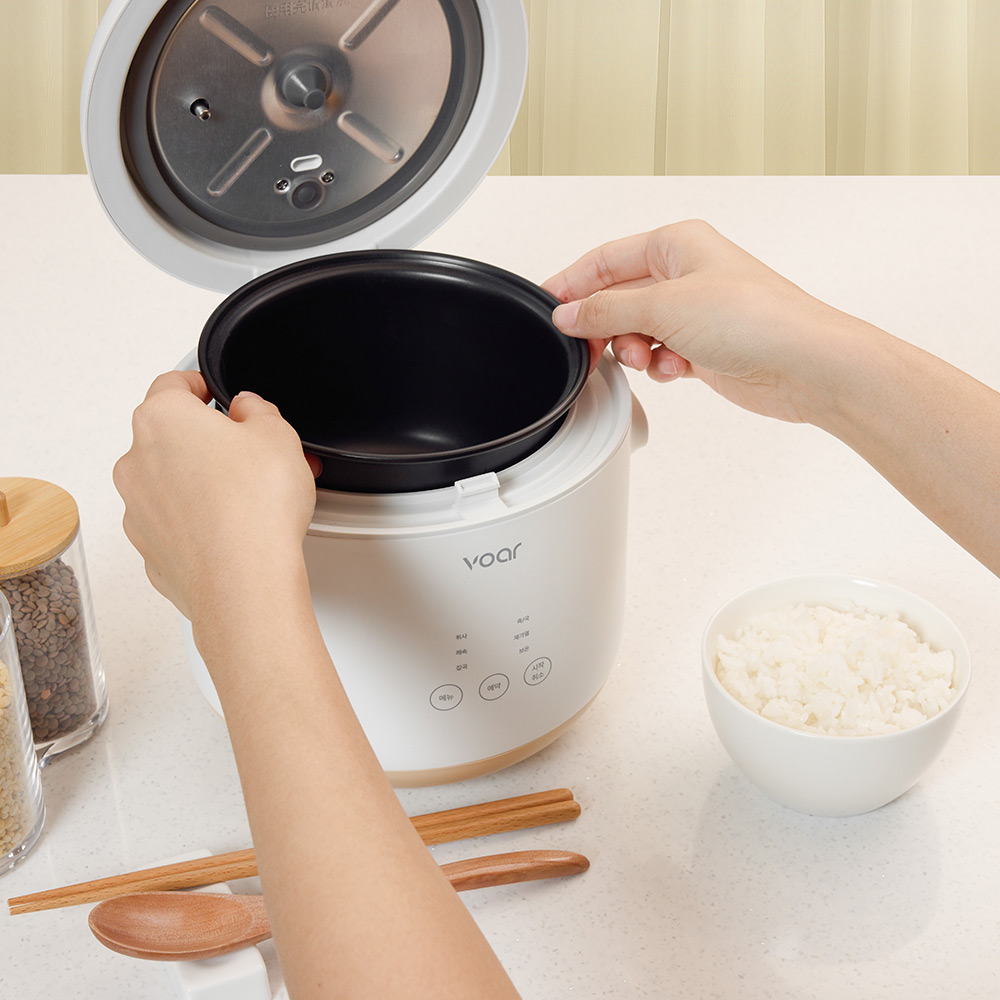 보아르 하루밀 미니 전기밥솥 1인용 2인용 자취생 소형 보온밥솥 일반 전기 밥통