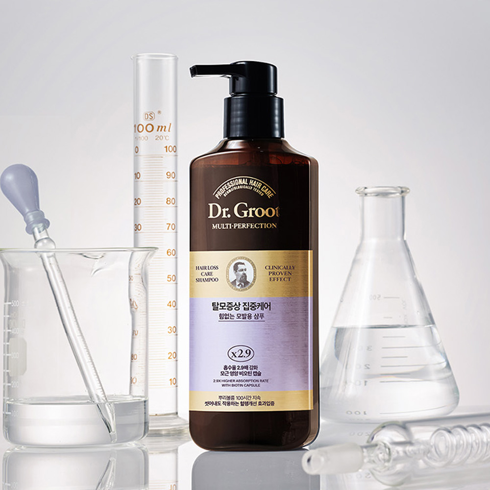 [N단독 대용량]닥터그루트 멀티퍼펙션 탈모증상집중케어 힘없는모발용 샴푸 330ml+리필330ml+(증정)두피토닉50ml+클리니컬 릴리프샴푸50ml