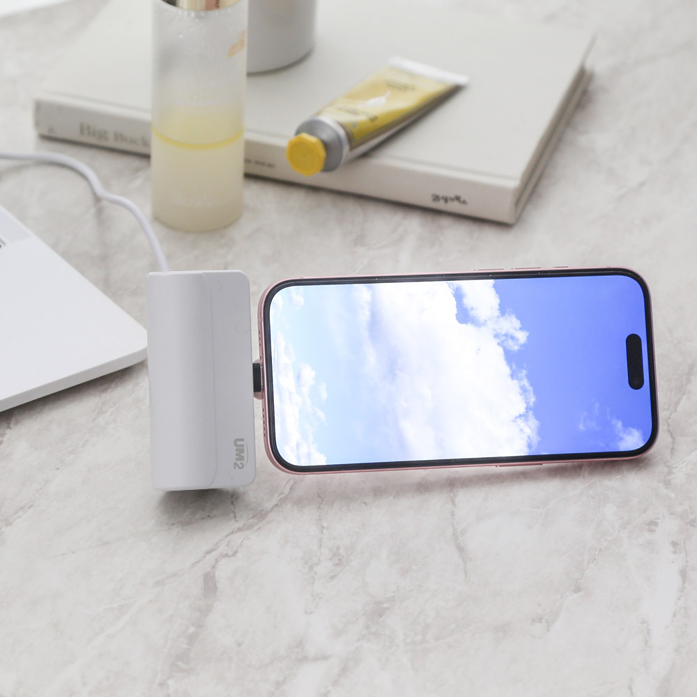PD C타입 20W 고속충전 도킹형 일체형 여행용 미니 보조배터리 5000mAh PB35 이미지 8