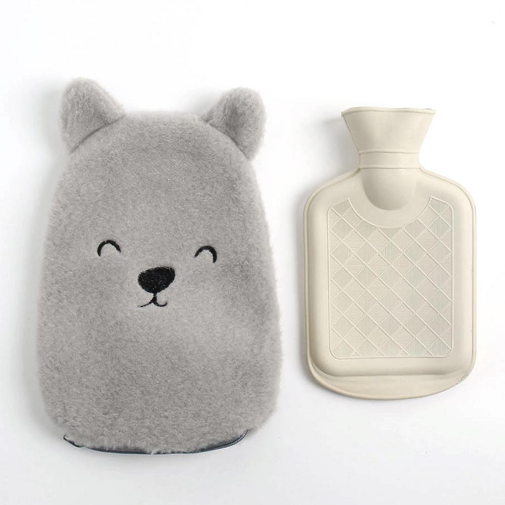 주주랜드 온수 찜질팩 보온 물주머니 핫팩 (350ml) (그레이) : 럭키상점