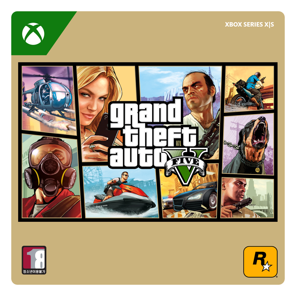 [24시간 발송] Xbox Grand Theft Auto V(GTA5) - Xbox Series X|S Digital Code