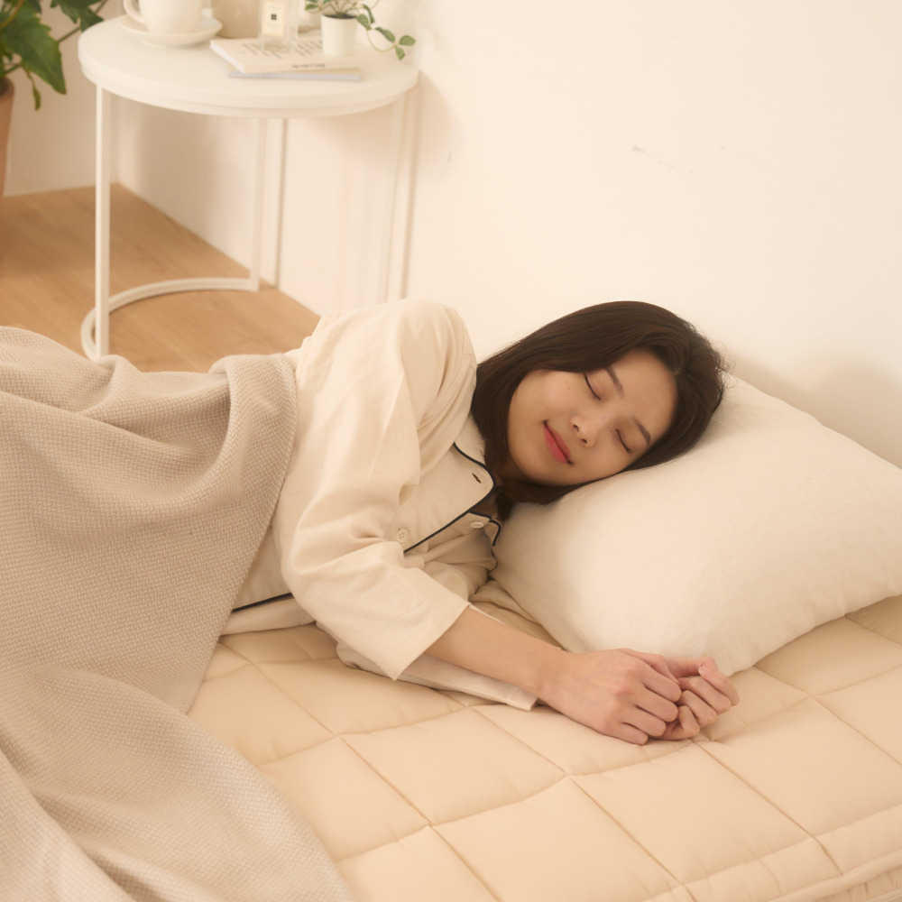 몽스홈 올인원 차박 수면 바닥 토퍼 분리형 몽누다 매트리스 10cm SS 다크그레이 - 상세 이미지 5
