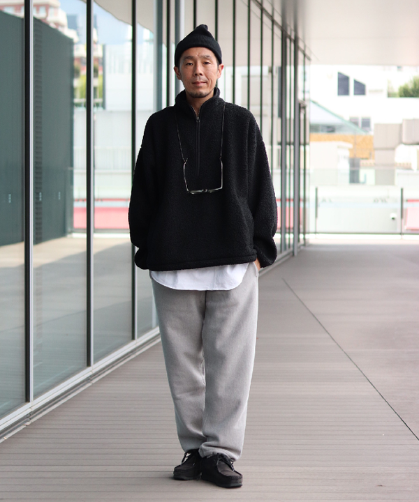 빔스 푸들 보아 하프 지퍼 풀오버 2컬러 BEAMS LIGHTS 이미지 3