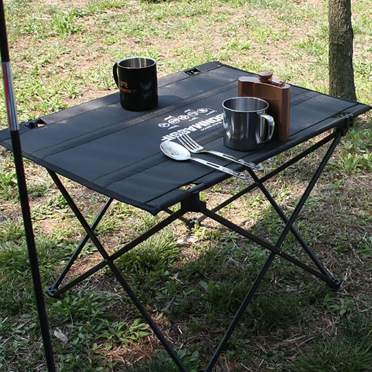 빈슨메시프 경량 폴딩 와이드 테이블 백패킹 피크닉 차박 캠핑테이블 S, 블랙