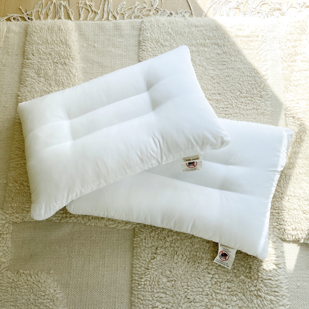 [네이버 단독] 1+1 모제무드 다운필 마이크로화이바 낮은 경추베개 호텔베개 일반형 2040