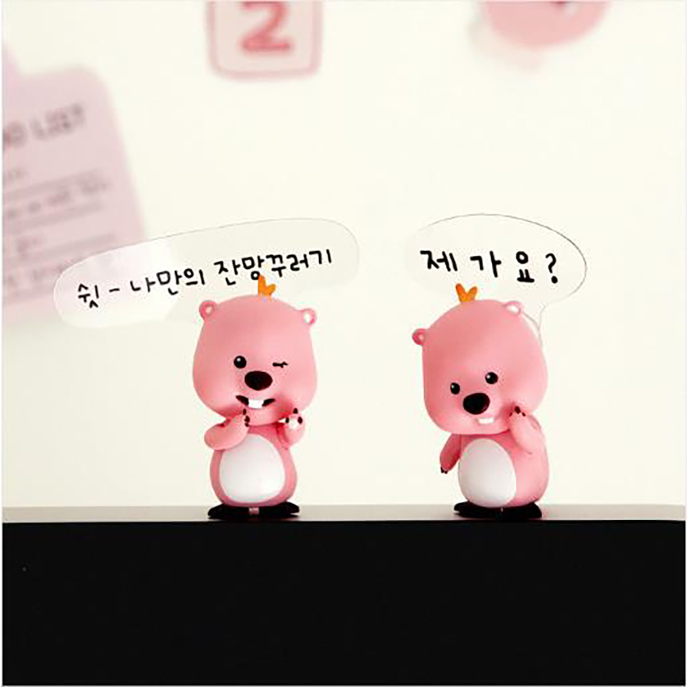 잔망루피 모니터 피규어 갓생 루피 데스크테리어 - 상품 이미지