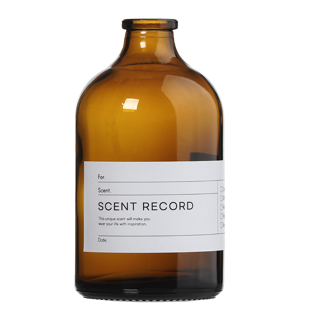 디퓨저 용기 원형라운드 100ml 유리병 리드 스티커포함 DIY - 상세 이미지 2