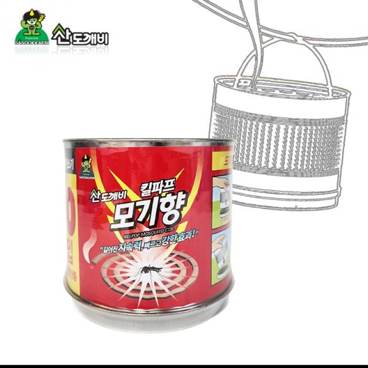 매직크린 킬파프모기향 50개입 캔타입 연소기포함 : 보리처럼