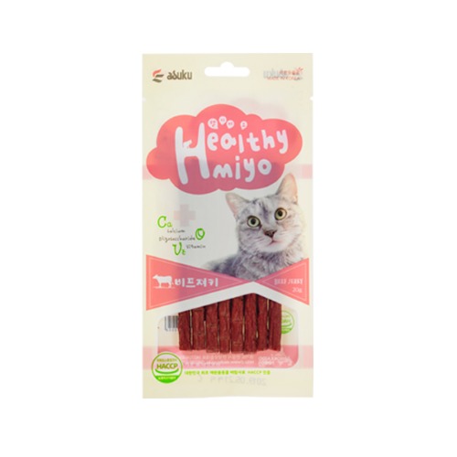 아스쿠 헬씨미요 고양이 져키 간식 멸치, 20g, 1개 - 상세 이미지 4