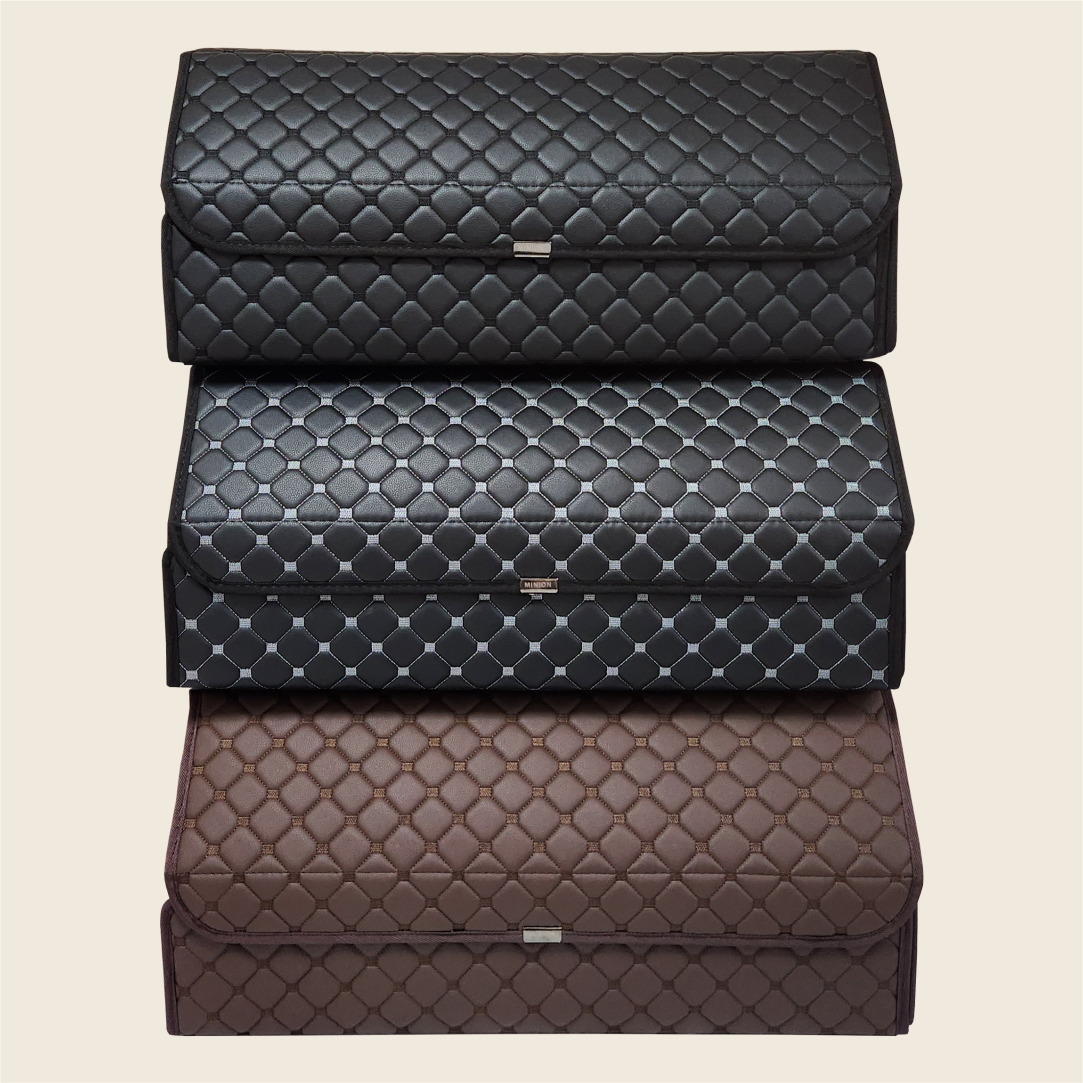 독스피아 퀼팅 트렁크정리함 브라운/블랙/그레이 M/L(중형/대형)