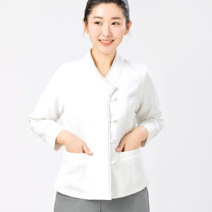 여성 플라워엠보 심플 스티치 개량한복저고리 법복 3208 착용 후기 | 사이즈/핏 총정리 - 상품 이미지 3