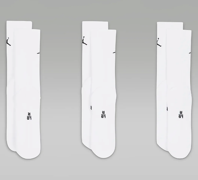 국내매장판 나이키 조던 에브리데이 크루 삭스 3켤레 DX9632-100 - 상세 이미지 3