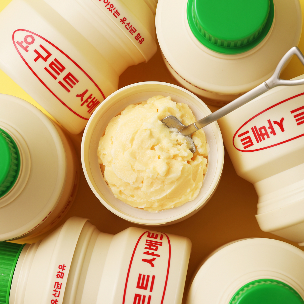 [푸딩팩토리] [박스] (케이스 미포함) 요구르트 샤베트 290ml x 20개 셔벗 디저트안주 - 상품 이미지
