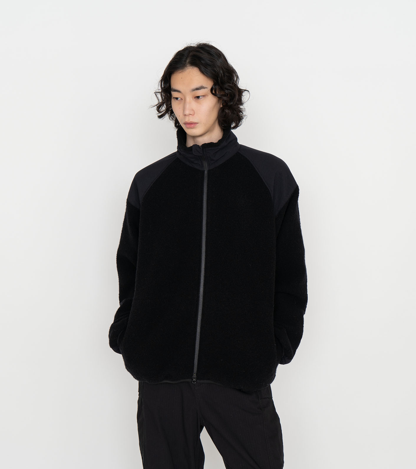나나미카 보일드 집업 스웨터 Wool Zip Up SUAF364 이미지 2