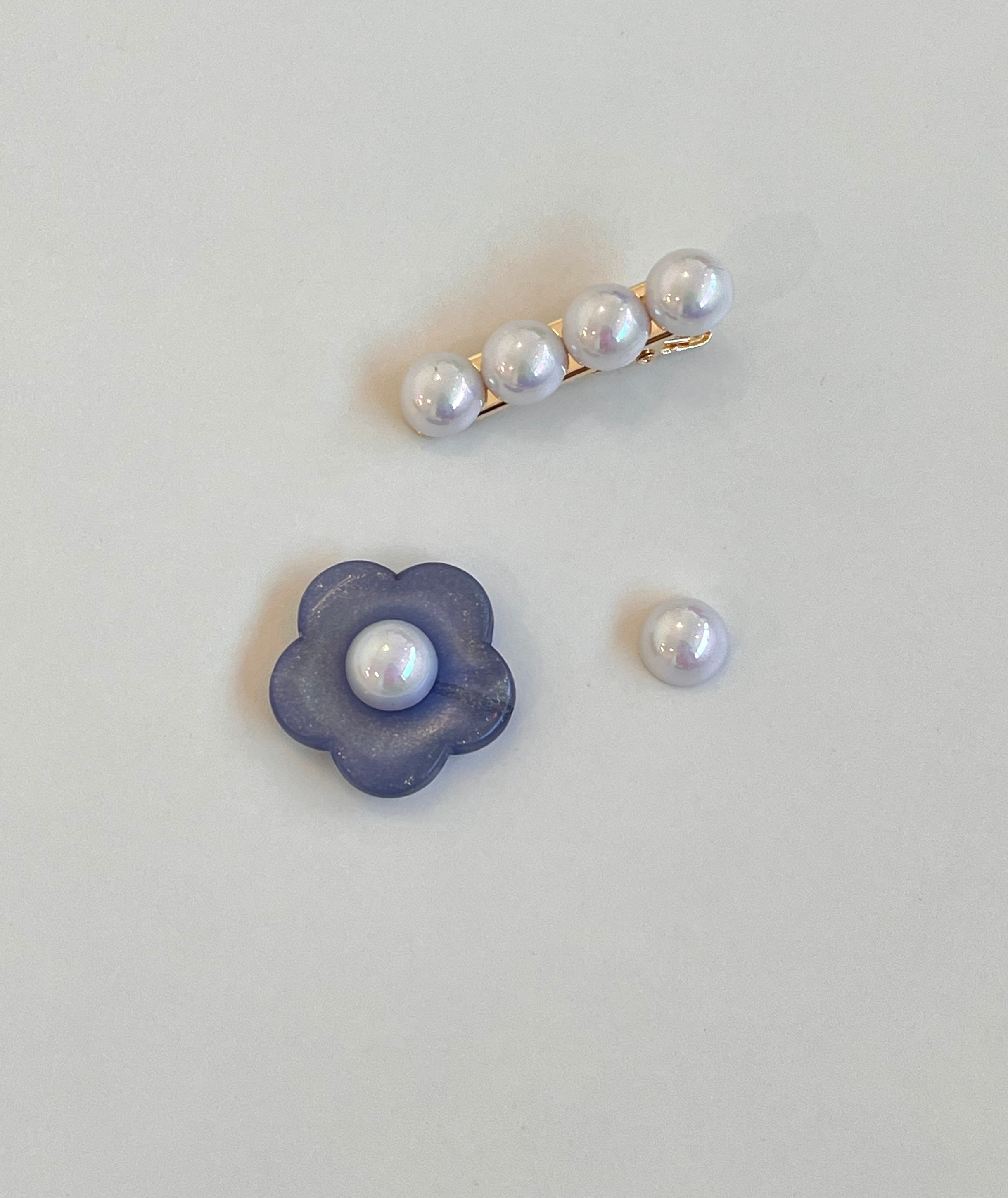 (10개) 국산 고급 10mm AB 반진주 파츠 악세서리 부자재 P00000013 - 상세 이미지 3