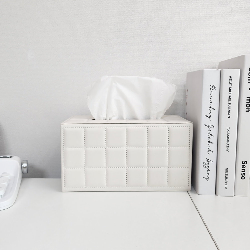 노바리빙 곽티슈 티슈케이스 사각 케이스 각티슈 티슈 휴지 보관함 화장지 커버 크리넥스