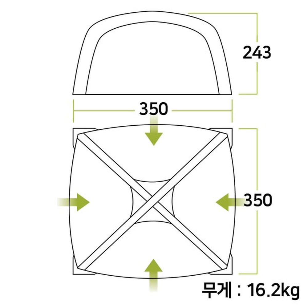 [젬파이어] 에어로베이스 3 에어쉘터 - 상세 이미지 2