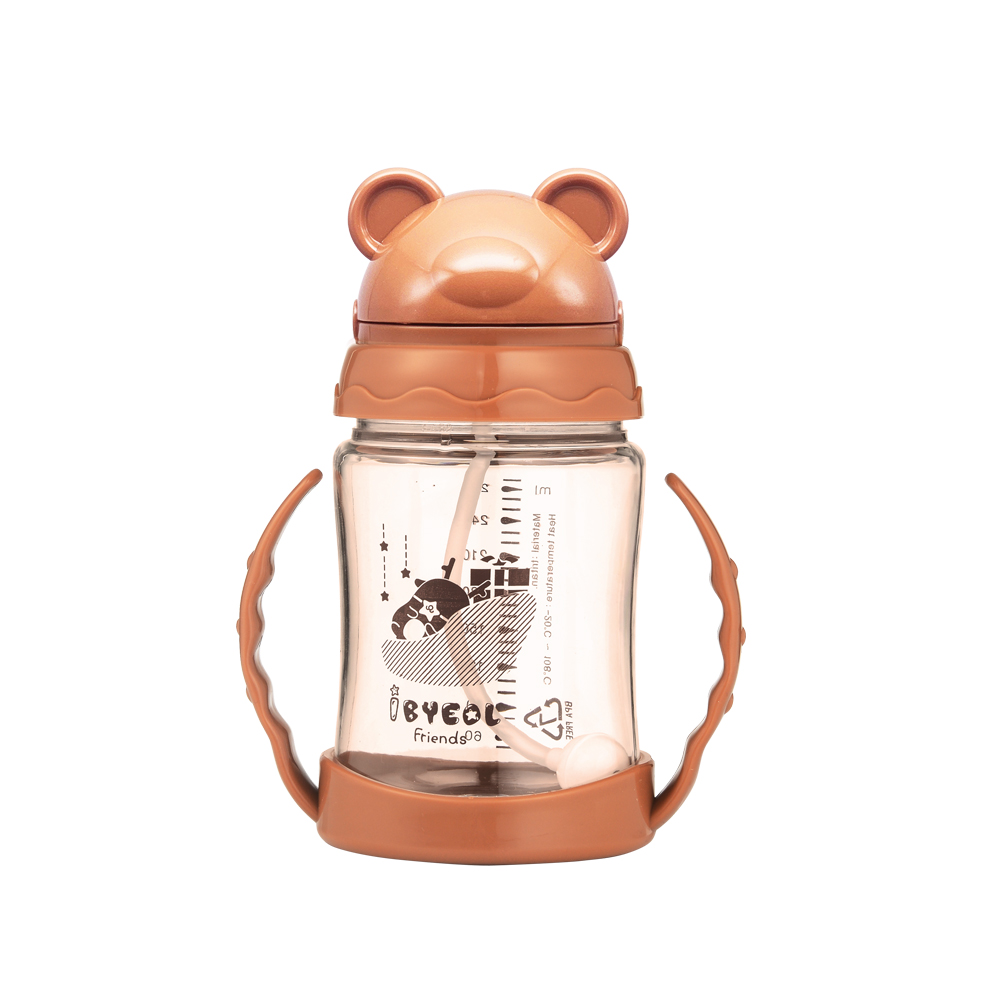 아이별프렌즈 트라이탄 추 빨대컵 280ml 새지않는 돌아기 어린이집 물병 물통 - 상세 이미지 2
