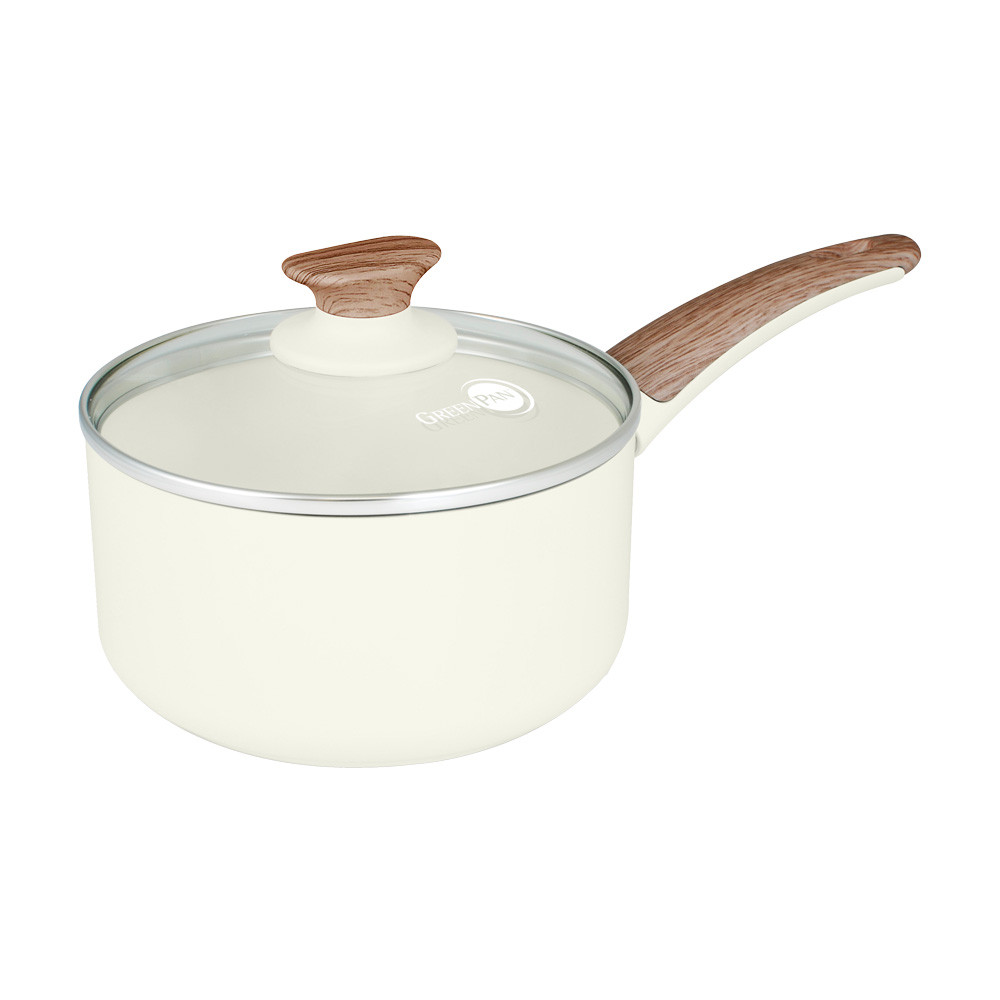 그린팬 우드비 세라믹 논스틱 코팅 인덕션 건강한 뚜껑 편수냄비 1.6L 16cm - 상세 이미지 2