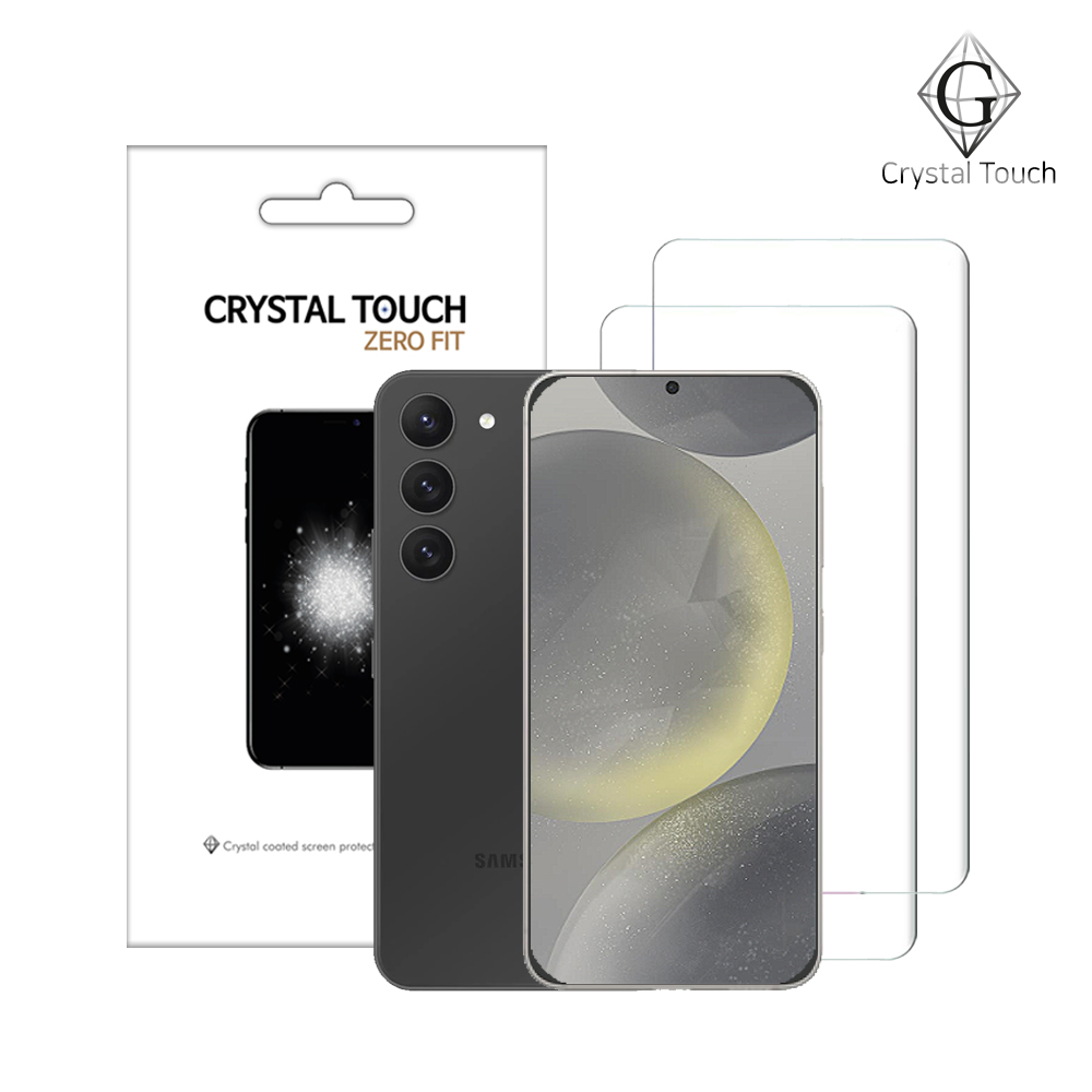 크리스탈터치 갤럭시 제로핏 액정보호필름 / 풀커버 / 고투명 / 지문인식 갤럭시S24, 3매입